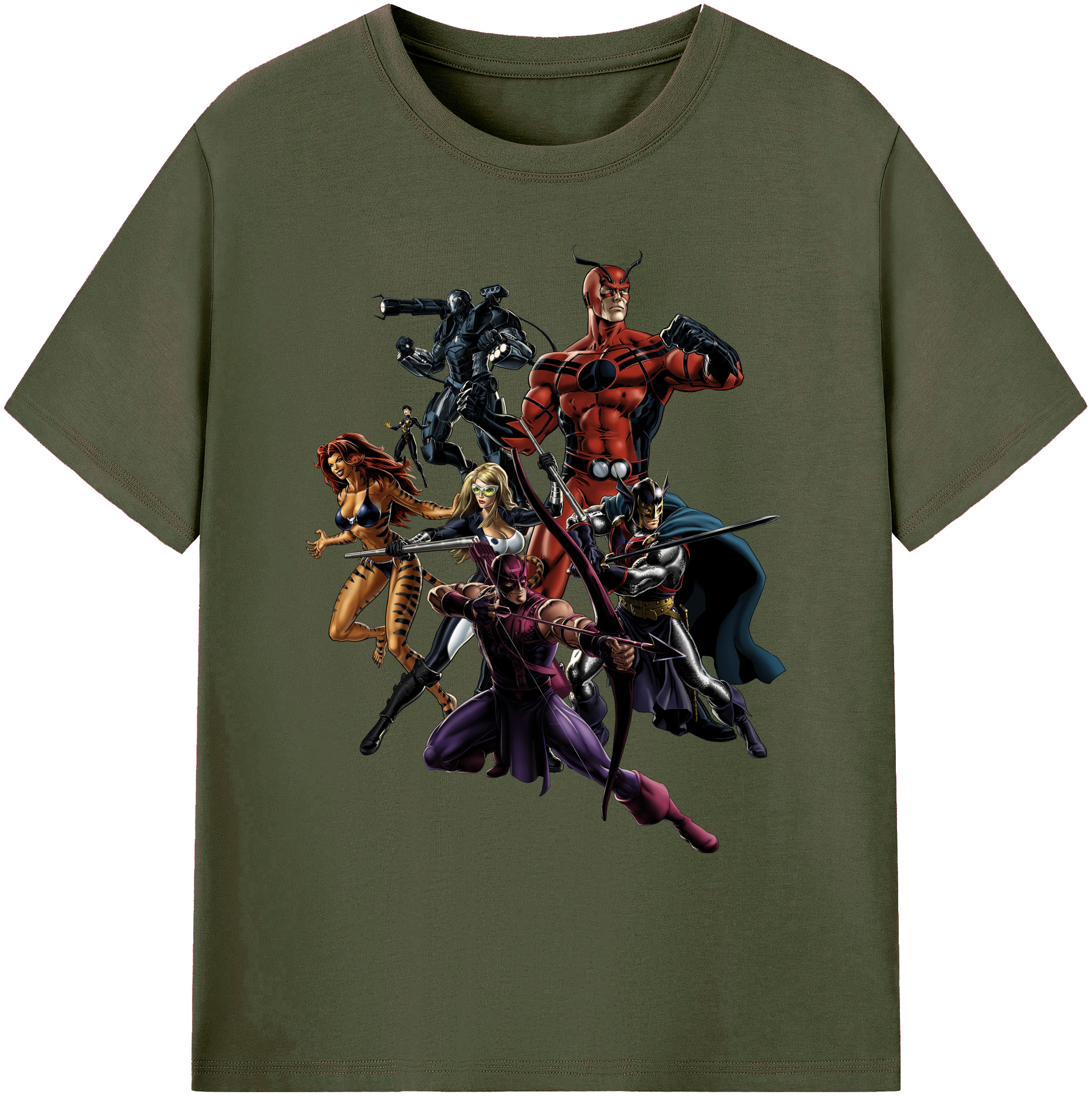 （画像用） アベンジャーズ The Avengers 綿100％ メンズ半袖Tシャツ｜肌触りやわらか＆通気性